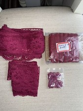 Vintage haberdashery burgundy for sale  CHIPPING NORTON