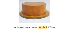 Vintage hatblock 27cms for sale  CARLISLE