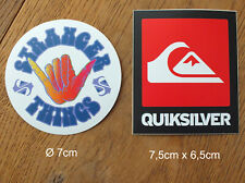 2 Sticker Aufkleber Quiksilver Surf Windsurf Big Wave Skateboard Skate BMX , usado comprar usado  Enviando para Brazil