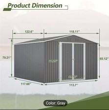 10x8ft outdoor storage for sale  Wayne