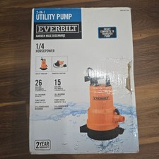 Everbilt utility pump for sale  Acworth
