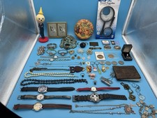 Colección de joyas vintage, monedas, relojes y más lote, ¡leer descripción! segunda mano  Embacar hacia Mexico