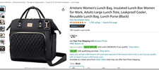 Artelaris women lunch for sale  Portage