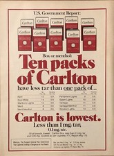 1979 carlton cigarettes for sale  Oakland
