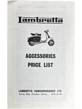 Lambretta accessories price for sale  UK
