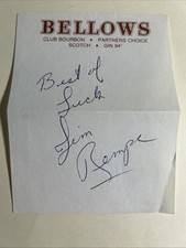 Vintage autograph jim for sale  Penns Grove