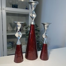 Candle holders metal for sale  GLASGOW