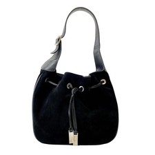 Bolsa de ombro GUCCI preta camurça comprar usado  Enviando para Brazil