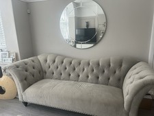 Seater soft velvet for sale  LIVERPOOL