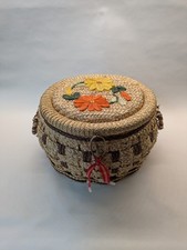 Vintage round wicker for sale  LIVERPOOL