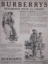 1913 burberrys advertising d'occasion  Expédié en Belgium
