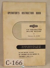 Cincinnati toolmaster milling for sale  Menifee