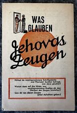 Faltblatt 1958 wachtturm gebraucht kaufen  Bleialf
