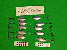 KIT FAÇA VOCÊ MESMO ISCAS COLHER PESCA LAJE DE FUNDIÇÃO GABARITO PESO CHUMBO 10 - 5/8 OZ comprar usado  Enviando para Brazil