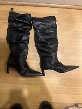 Bottes cuir zara d'occasion  Paris-