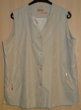 Damenweste beige größe gebraucht kaufen  Jena-Umland