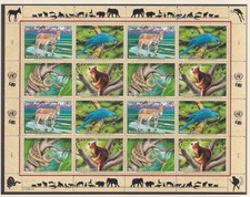 UNO Genf - 1999 - Mi.-Nr. 369-372 Gefährdete Arten (VII) Fauna postfrisch comprar usado UNO Genf - 1999 - Mi.-Nr. 369-372 Gefährdete Arten (VII) Fauna postfrisch comprar usado  Enviando para Brazil