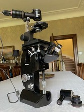 Microscópio binocular vintage Wild Heerbrugg M40 contraste de fase invertida - década de 1980 comprar usado  Enviando para Brazil