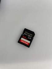 Cartão de memória SanDisk Extreme PRO 64GB SDXC UHS-II Class10 U3 velocidade de até 300MB/s, usado comprar usado  Enviando para Brazil