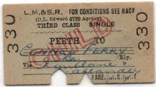 Railway ticket perth for sale  MAIDSTONE