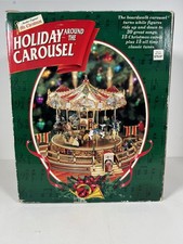 Vintage 1997 Mr. Christmas Holiday Around The Carousel Música e Movimento 30 Músicas comprar usado  Enviando para Brazil