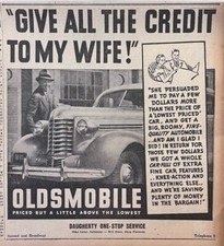 1937 newspaper oldsmobile for sale  Houlton