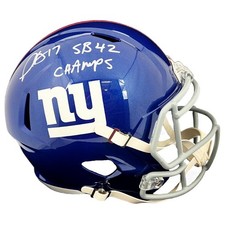 Réplica capacete Plaxico Burress autografado assinado inscrito tamanho completo JSA comprar usado  Enviando para Brazil