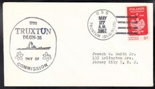 Capa Naval Cruiser USS TRUXTON CGN-35 COMISSIONING C3302, usado comprar usado  Enviando para Brazil