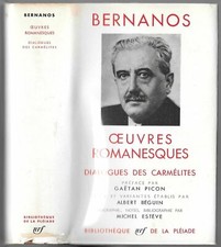 Bernanos œuvres romanesques d'occasion  Bordeaux-