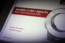 Metz mecablitz 15 MS-1 Macro Blitzgerät für DSLR Kameras comprar usado  Enviando para Brazil