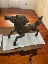 Scultura cavallo bronzo usato  Italia