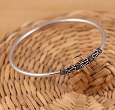 Pulseira pequena genuína de prata esterlina 925 estilo Bali 55 mm na caixa comprar usado  Enviando para Brazil