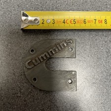 Emblema de motor vintage Cummins alumínio retrô metal colecionador caminhão comercial comprar usado  Enviando para Brazil