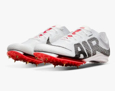 Nike Air Zoom Victory More Uptempo Masculino Tamanho EUA 13 Branco Vermelho Sprint Spikes ✅, usado comprar usado  Enviando para Brazil