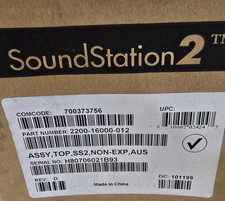 Telefone de conferência Full-Duplex Polycom 2000-16000-012 SoundStation 2 (NOVO na caixa) comprar usado  Enviando para Brazil