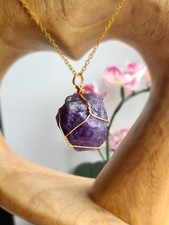 Natural amethyst purple for sale  COLCHESTER