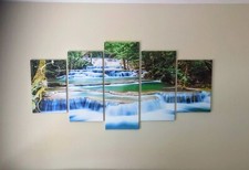 Waterfall canvas wall for sale  Houston