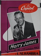 Harry James à l'Alhambra 1957 Affiche Originale Musique comprar usado Harry James à l'Alhambra 1957 Affiche Originale Musique comprar usado  Enviando para Brazil