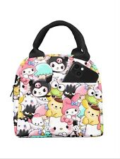 💕Hello Kitty & Friends Lancheira Armazenamento Isolado Bolsa Escolar Nova💕 comprar usado  Enviando para Brazil