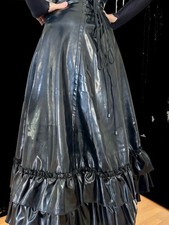 Exquisiter lackrock lackkleid gebraucht kaufen  Braunschweig