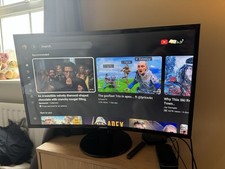 Samsung curved monitor for sale  ALNWICK