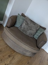 Brown fabric cuddle for sale  BARNSLEY