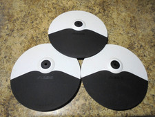 Conjunto de 3 pratos eletrônicos Alesis E-Drum Total 10" preto e branco dois tons comprar usado  Enviando para Brazil