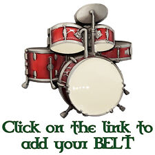 Kit de bateria cinto fivela roqueiro motociclista músico gótico musical rock n roll  comprar usado  Enviando para Brazil