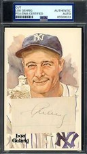 Lou gehrig psa for sale  Germantown