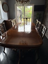 Mahogany twin pedestal for sale  MILTON KEYNES