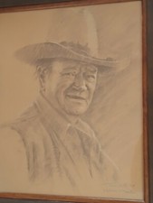 John wayne etching for sale  Justice