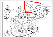 John deere deck usato  Spedire a Italy