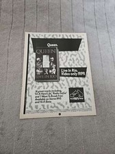 ANÚNCIO DE REVISTA FPOT78 11X8" QUEEN: LIVE IN RIO comprar usado  Enviando para Brazil