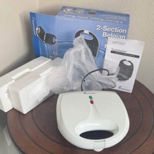 Máquina de Waffle Belga NOS Toastmaster 2 Seções, Branca - Modelo TMWB2BELW comprar usado  Enviando para Brazil